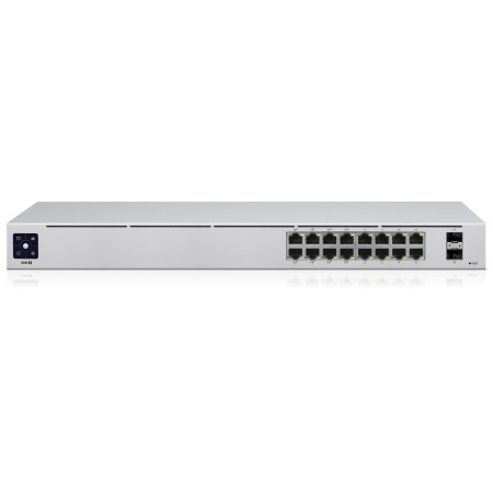 Ubiquiti UniFi 16-Port PoE Managed L2/L3 Gigabit Ethernet (10/100/1000) Power over Ethernet (PoE) 1U Silver