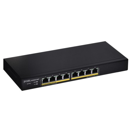 Zyxel GS1900-8HP v3 PoE Managed L2 Gigabit Ethernet (10/100/1000) Power over Ethernet (PoE) Black