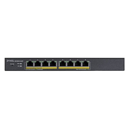 Zyxel GS1900-8HP v3 PoE Managed L2 Gigabit Ethernet (10/100/1000) Power over Ethernet (PoE) Black