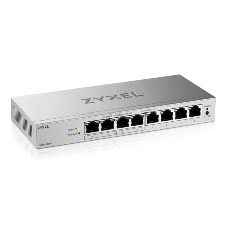 Zyxel GS1200-8HPV3 Managed L2 Gigabit Ethernet (10/100/1000) Power over Ethernet (PoE) Desktop Grey