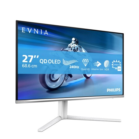 Philips Evnia 6000 27M2N6501L/00 computer monitor 67.3 cm (26.5 ) 2560 x 1440 pixels Quad HD QD-OLED White