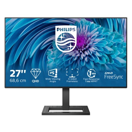 Philips E Line 275E2FAE/00 computer monitor 68.6 cm (27 ) 2560 x 1440 pixels 4K Ultra HD LED Black