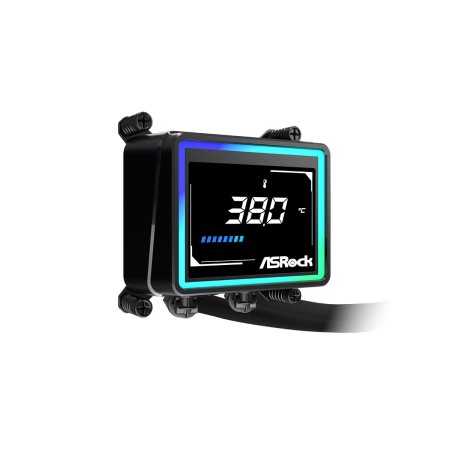 Asrock Challenger 360 Digital Processor Liquid cooling kit 12 cm Black
