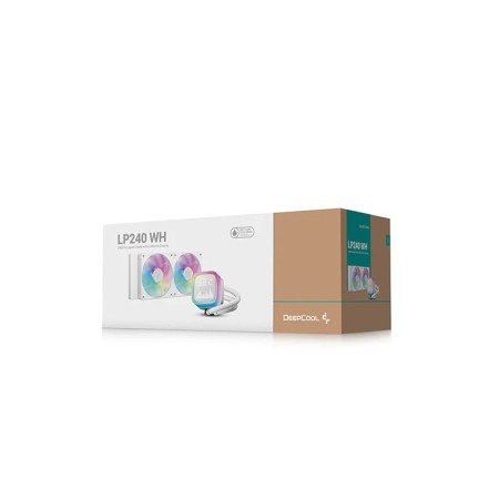 DeepCool LP240 Computer case  Processor All-in-one liquid cooler 12 cm White 1 pc(s)