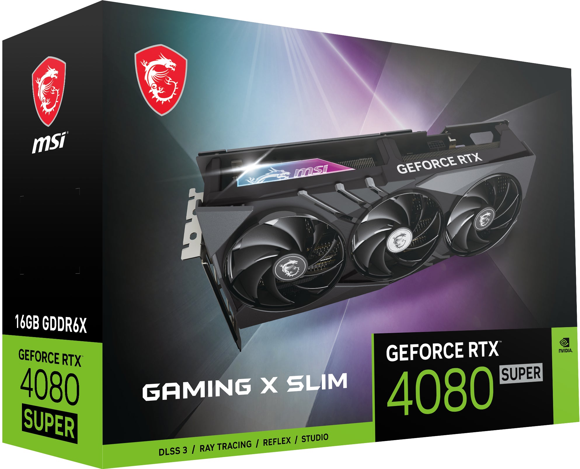 MSI GeForce® RTX 4080 SUPER 16GB Gaming X Slim