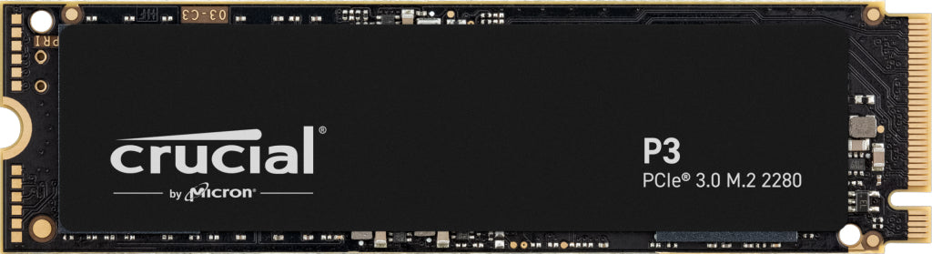 SSD Crucial 500GB P3 CT500P3SSD8 PCIe M.2 NVME PCIe 3.0 x4