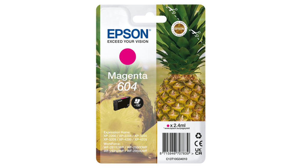 Epson 604 cartridge d'inchiostro 1 pz compatibile Resa standard magenta