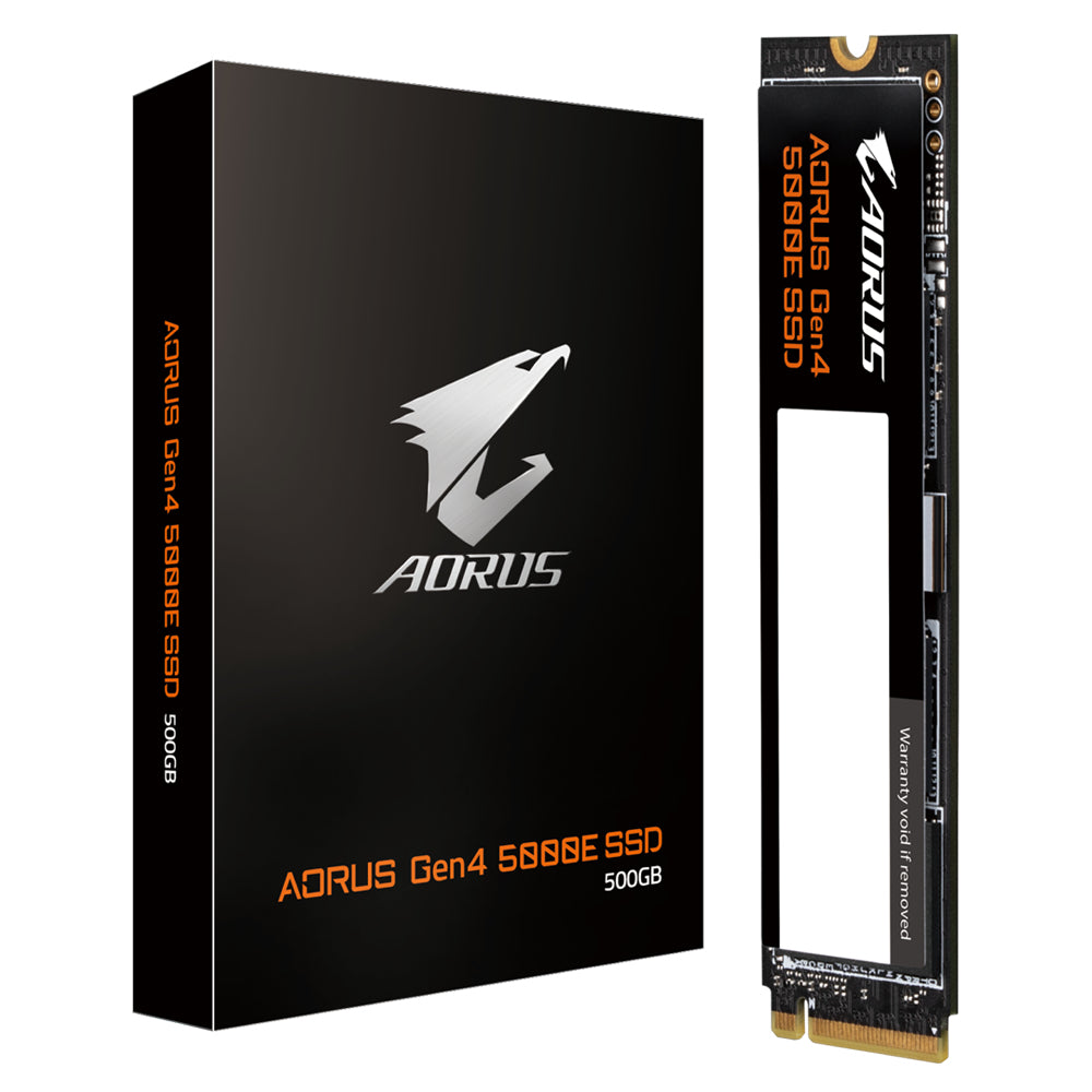 GIGABYTE AORUS Gen4 5000E 500 GB M.2 PCIe AG450E500G PCIe 4.0x4 NVMe