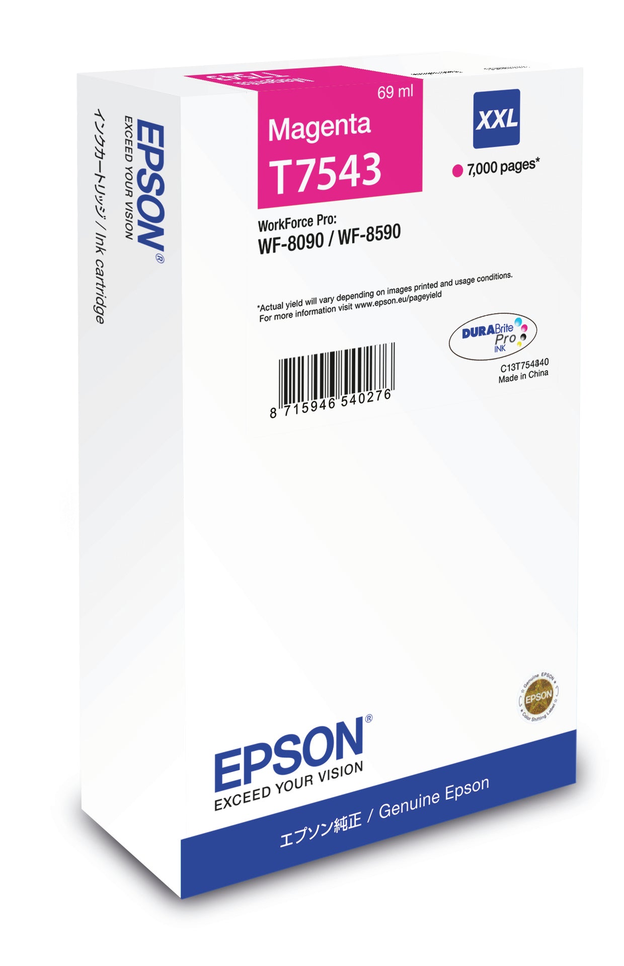 Epson WF-8090/WF-8590 Ink Cartridge XXL Magenta