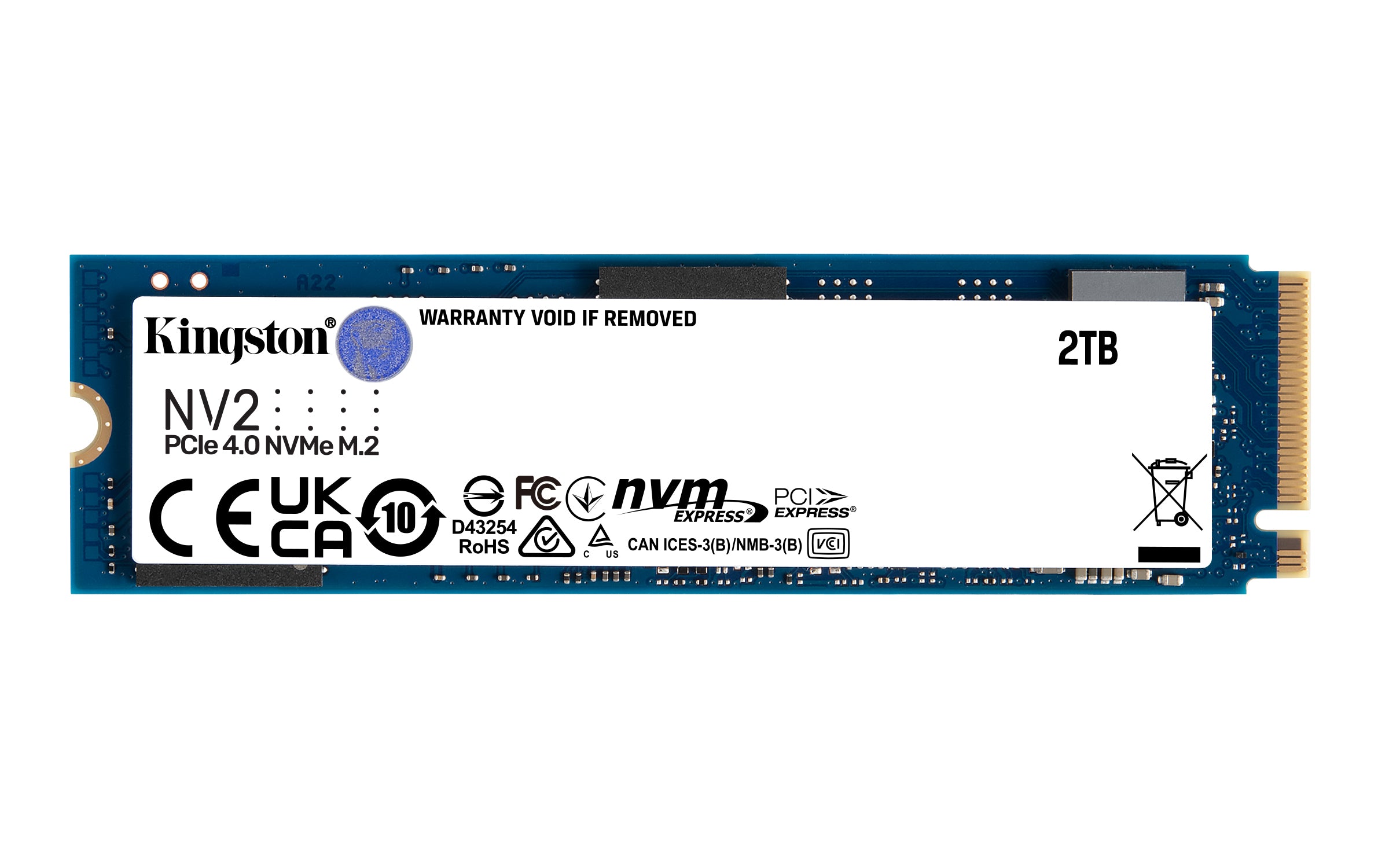 SSD Kingston NV2 2TB Kingston SNV2S/2000G M.2 PCIe 4.0 NVMe