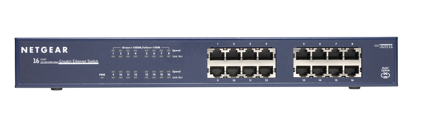 NETGEAR Switch Desktop Pro Safe 16-port 10/100/1000 JGS516